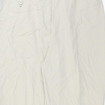 Womens UK Size 36 in Preworn Regular Fit  Beige Trousers