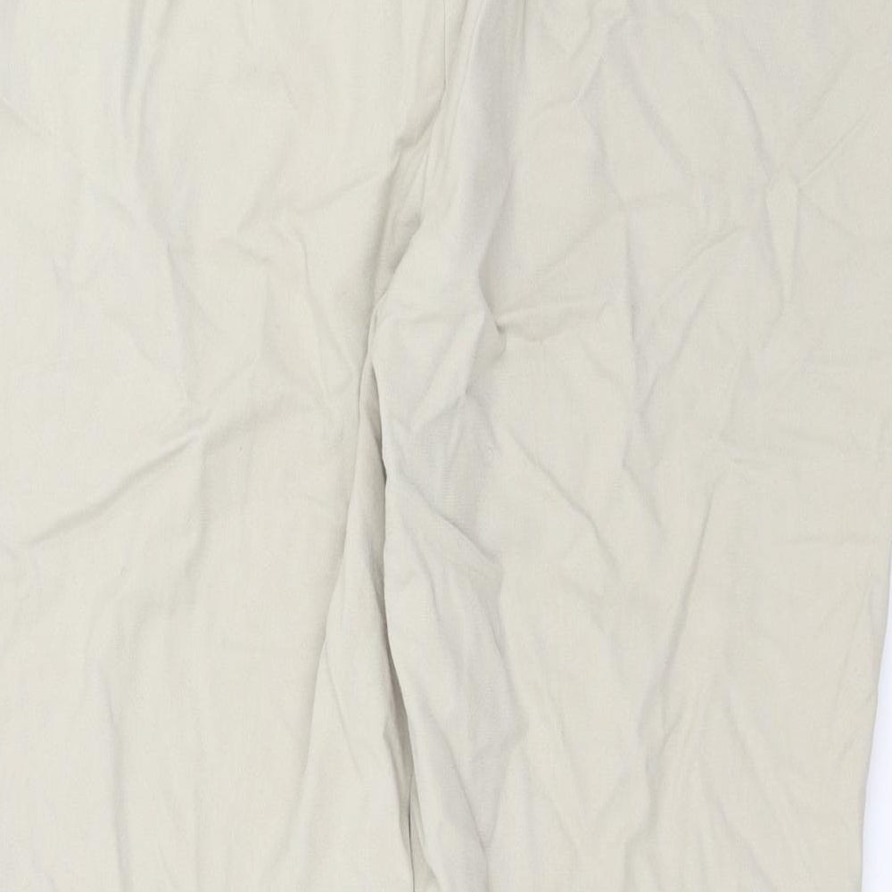 Womens UK Size 36 in Preworn Regular Fit  Beige Trousers