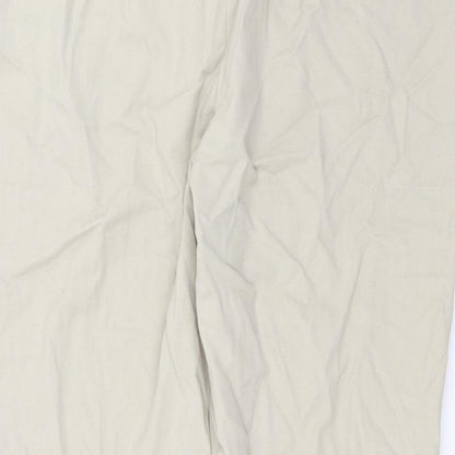 Womens UK Size 36 in Preworn Regular Fit  Beige Trousers