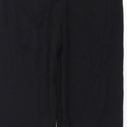 Sainsburys Womens Black   Trousers  Size 14 L28 in