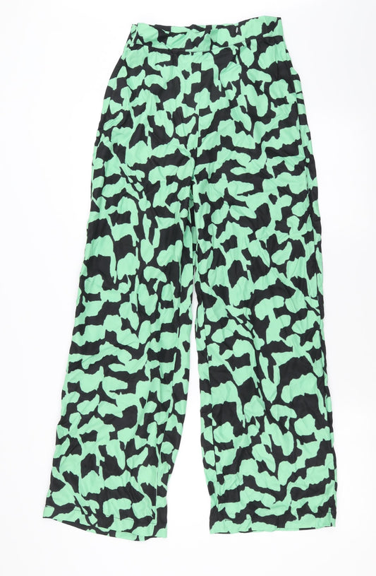 SheIn Womens Green Geometric  Trousers  Size M L28 in