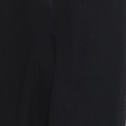 Womens UK Size 28 in Harry Hall Regular Fit  Black Trousers