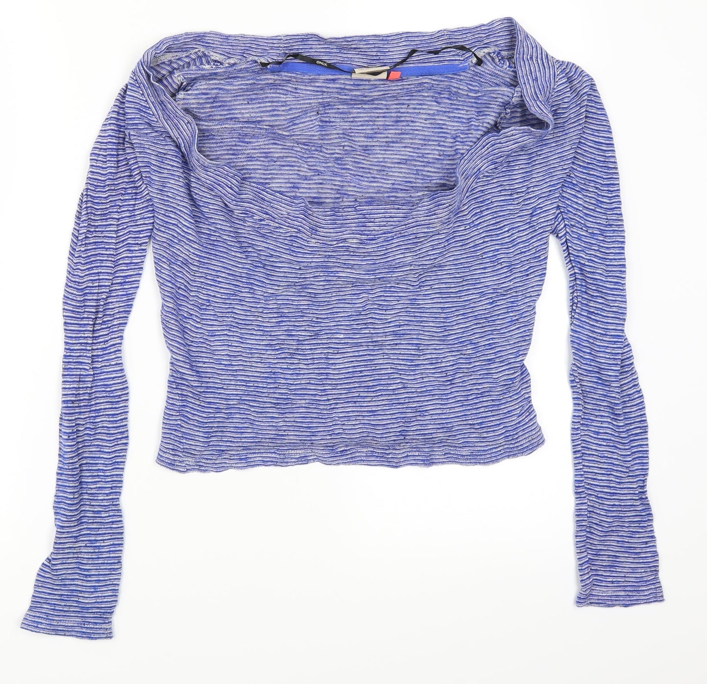 Womens UK Size S Only Blue Basic T-Shirt