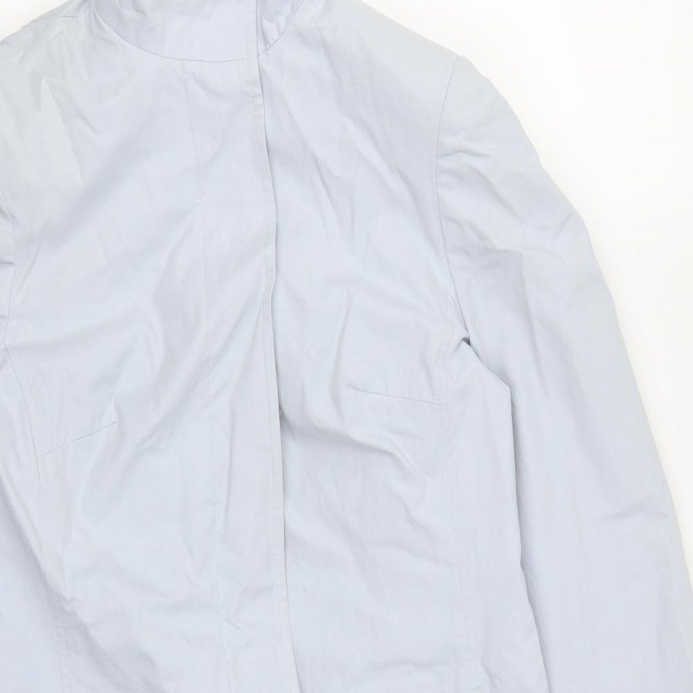 George Womens Blue   Overcoat Coat Size 10