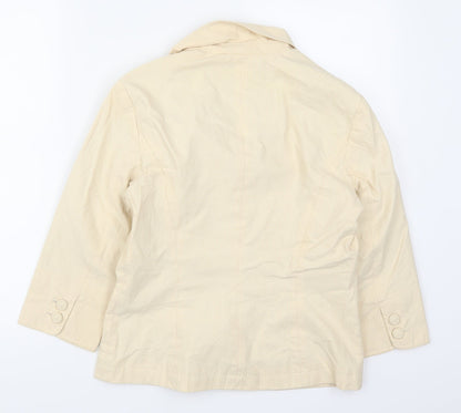 Womens UK Size 12 NEXT Beige Jacket