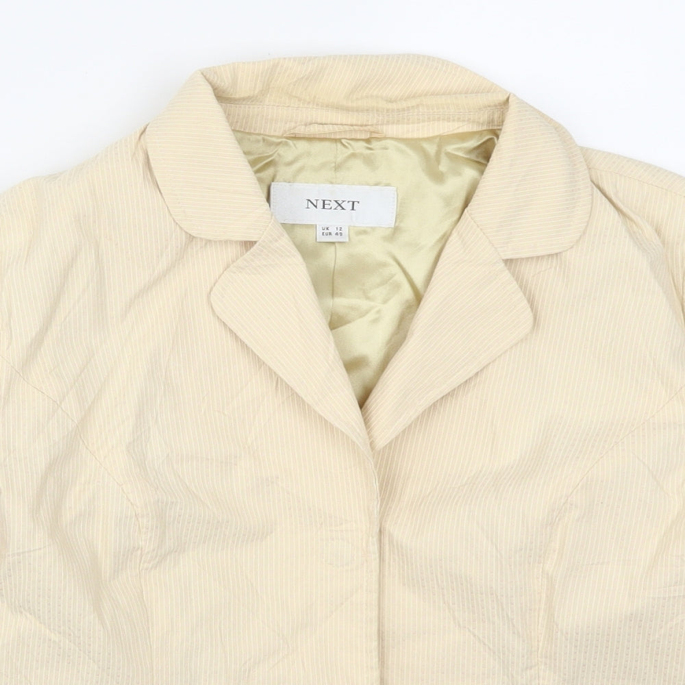 Womens UK Size 12 NEXT Beige Jacket
