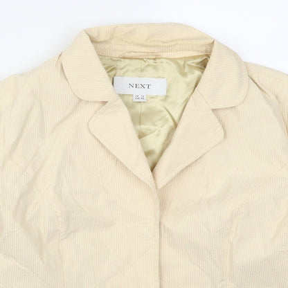 Womens UK Size 12 NEXT Beige Jacket