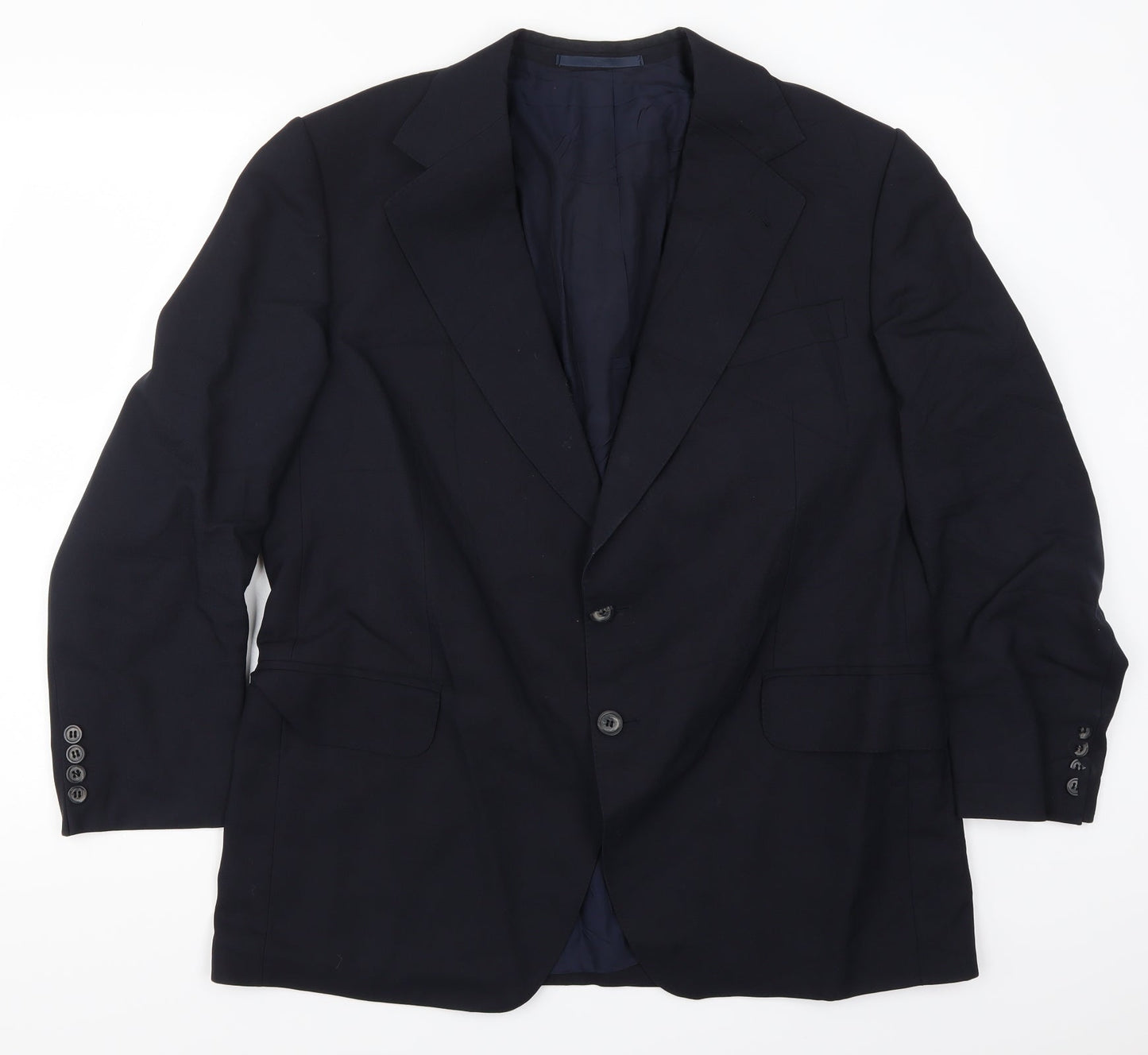 Mens UK Size 42 Preworn Regular Blue Suit Jacket