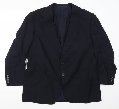 Mens UK Size 42 Preworn Regular Blue Suit Jacket