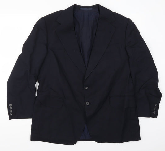 Mens UK Size 42 Preworn Regular Blue Suit Jacket