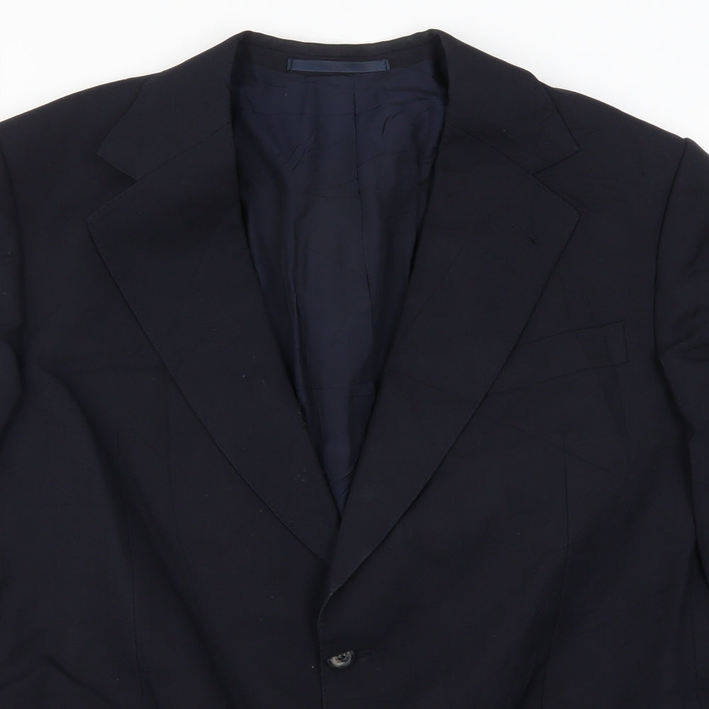 Mens UK Size 42 Preworn Regular Blue Suit Jacket