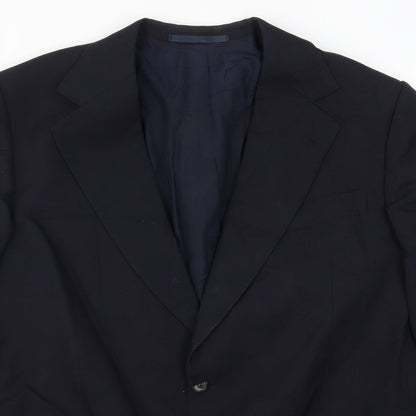 Mens UK Size 42 Preworn Regular Blue Suit Jacket