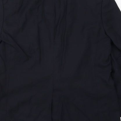 Mens UK Size 42 Preworn Regular Blue Suit Jacket