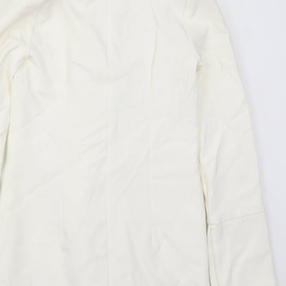Missguided Womens White   Jacket Blazer Size 6