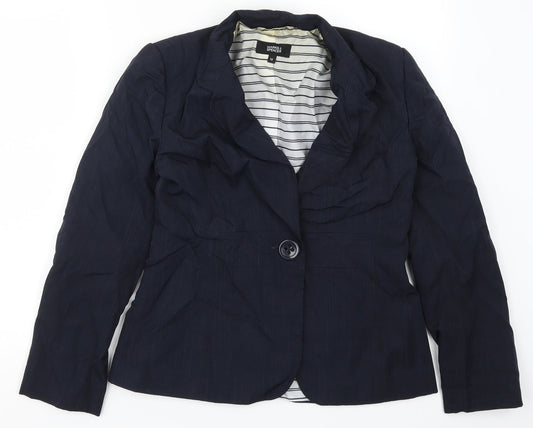 Marks and Spencer Womens Blue   Jacket Blazer Size 12