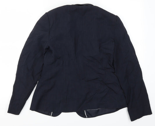 Marks and Spencer Womens Blue   Jacket Blazer Size 12