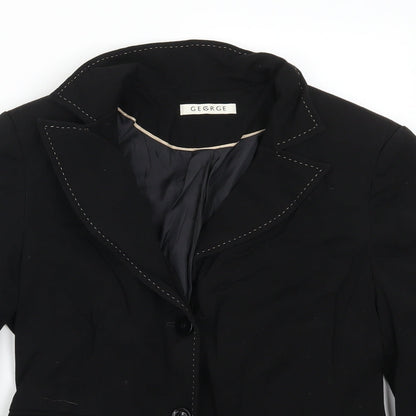 George Womens Black   Jacket Suit Jacket Size 12