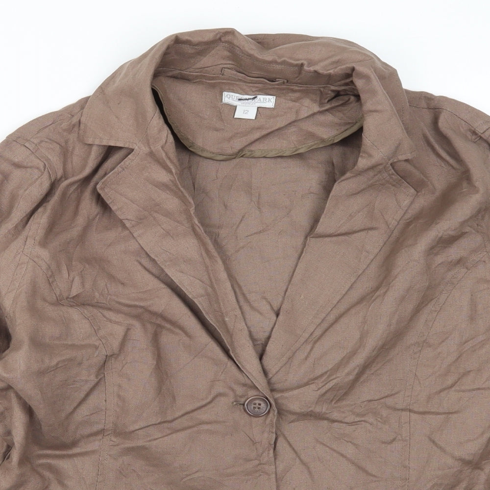 Queenspark Womens Brown   Jacket  Size 12