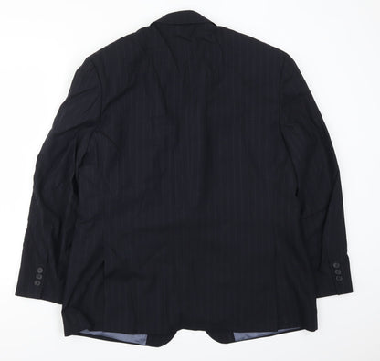 Mens UK Size 42 Marks and Spencer Regular Blue Suit Jacket