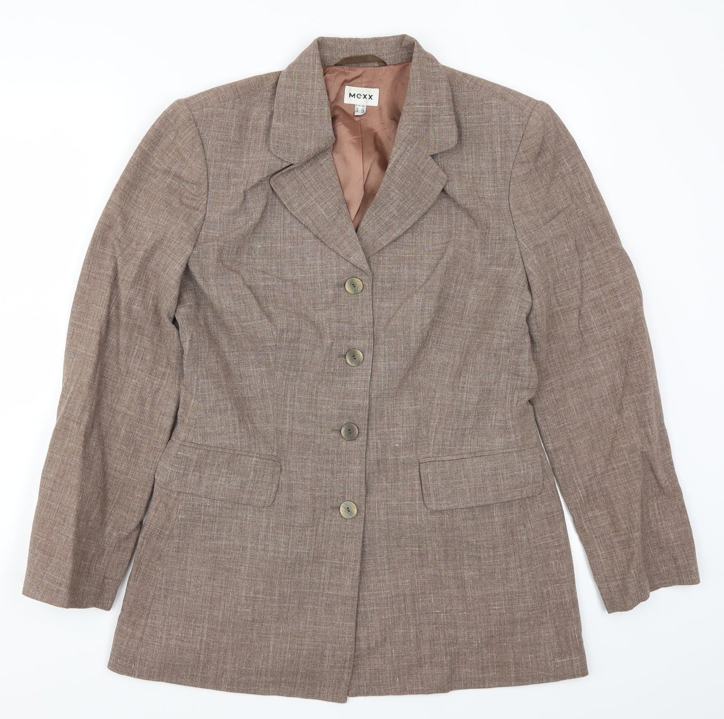 Mexx Womens Brown   Jacket Suit Jacket Size 12