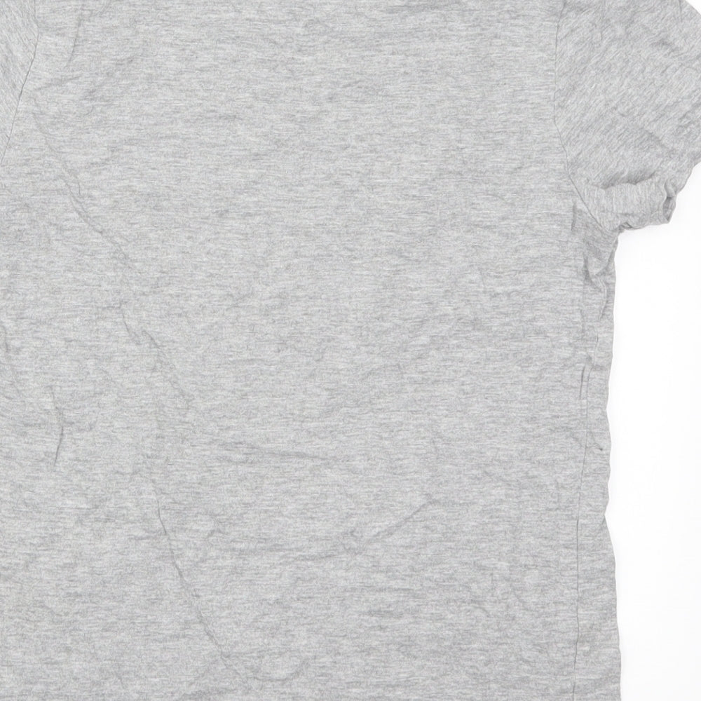 Primark Boys Grey   Basic T-Shirt Size 10-11 Years  - NYC Brooklyn Skull