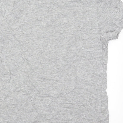 Primark Boys Grey   Basic T-Shirt Size 10-11 Years  - NYC Brooklyn Skull