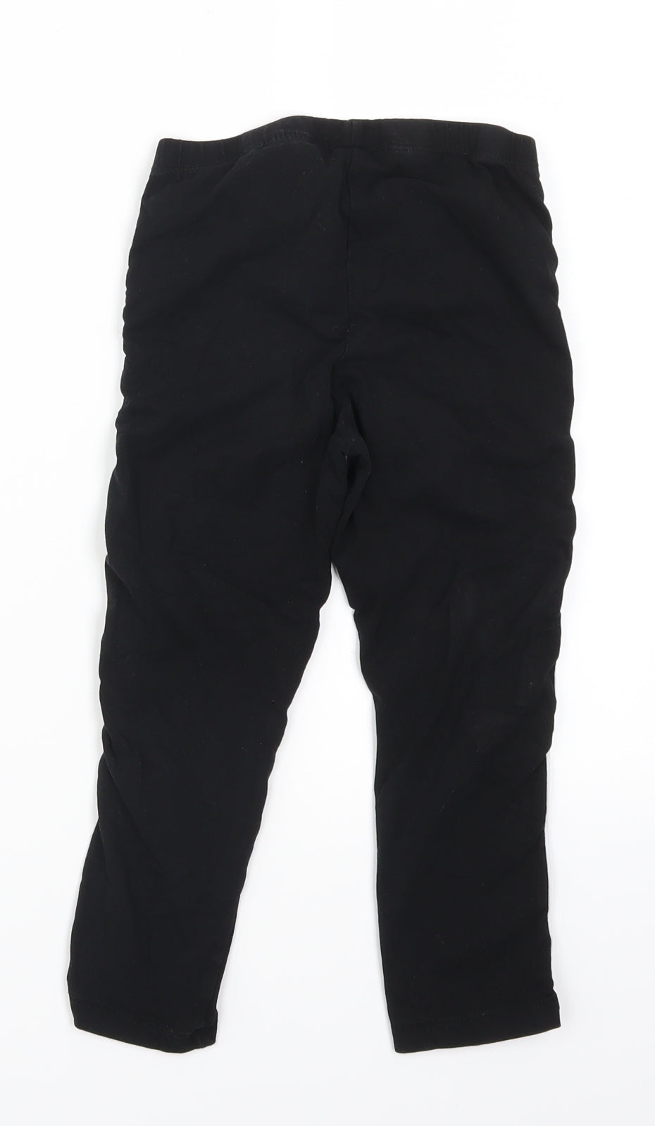 H&M Girls Black   Carrot Trousers Size 10-11 Years