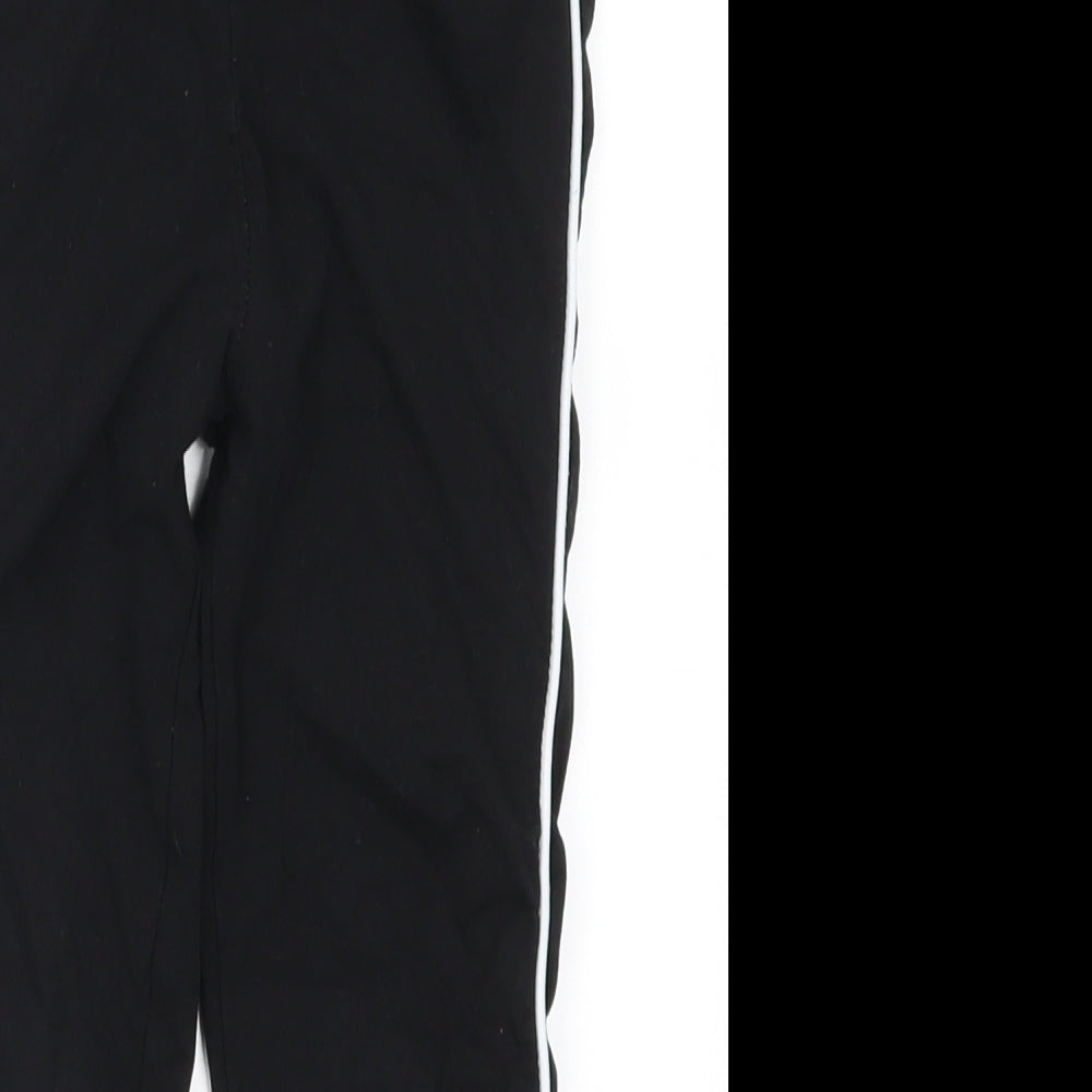 H&M Girls Black   Carrot Trousers Size 10-11 Years