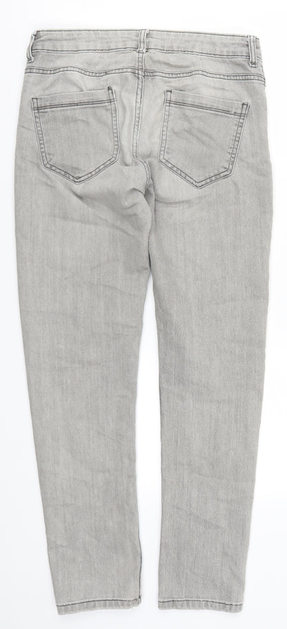Denim Co Womens Grey  Denim Skinny Jeans Size 30 L30 in