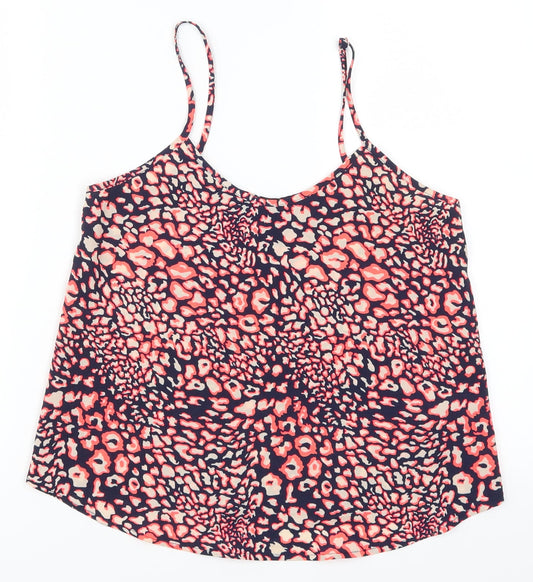 Womens UK Size 4 Topshop Pink Basic Tank