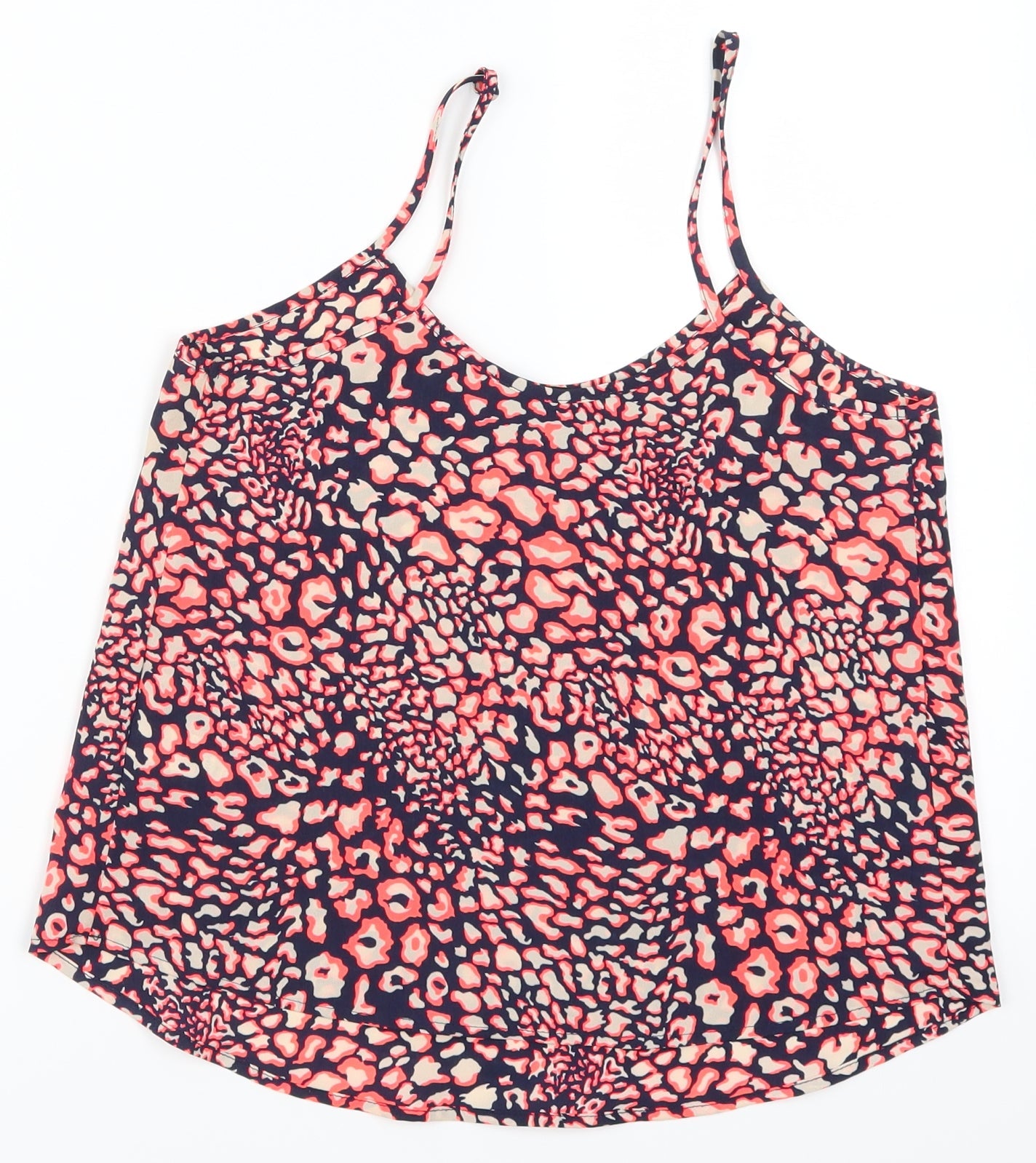 Womens UK Size 4 Topshop Pink Basic Tank