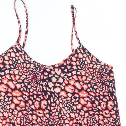 Womens UK Size 4 Topshop Pink Basic Tank