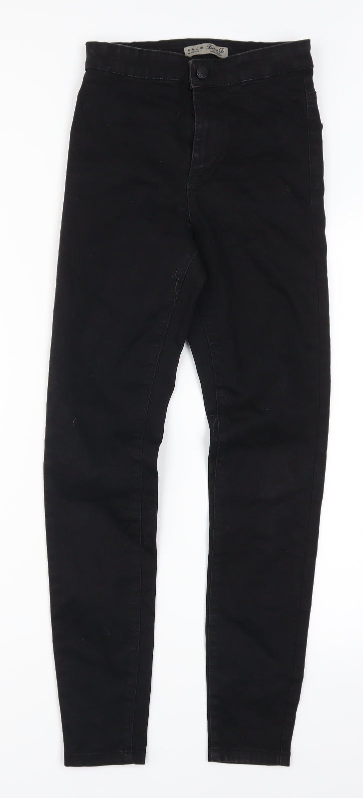 Denim Co Womens Black  Denim Skinny Jeans Size 8 L28 in