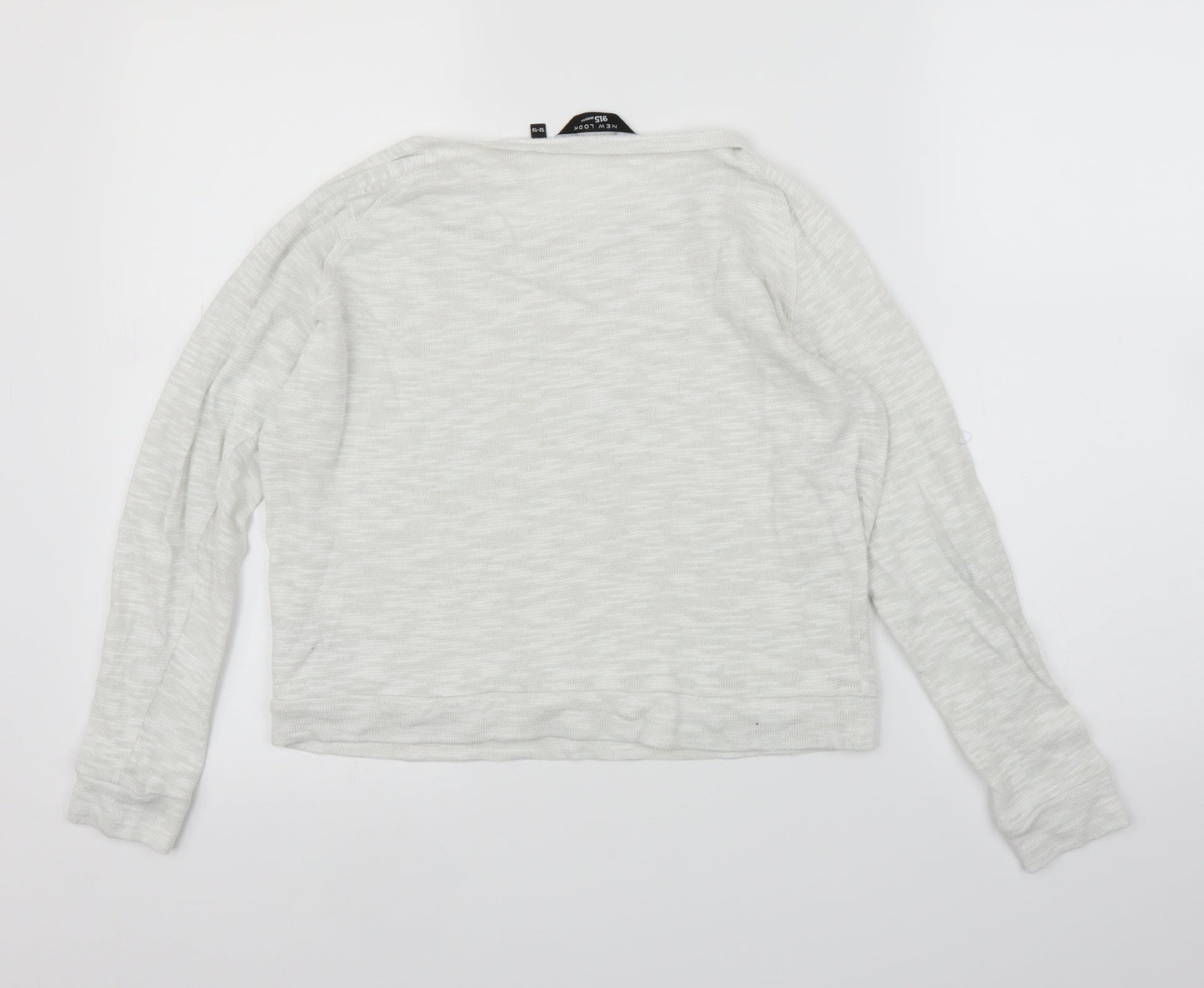 New Look Girls White   Pullover Jumper Size 12-13 Years