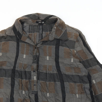 Womens UK Size L TFNC Grey Basic Blouse