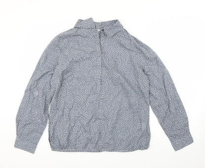 Womens UK Size 16 Preworn Grey Basic Blouse