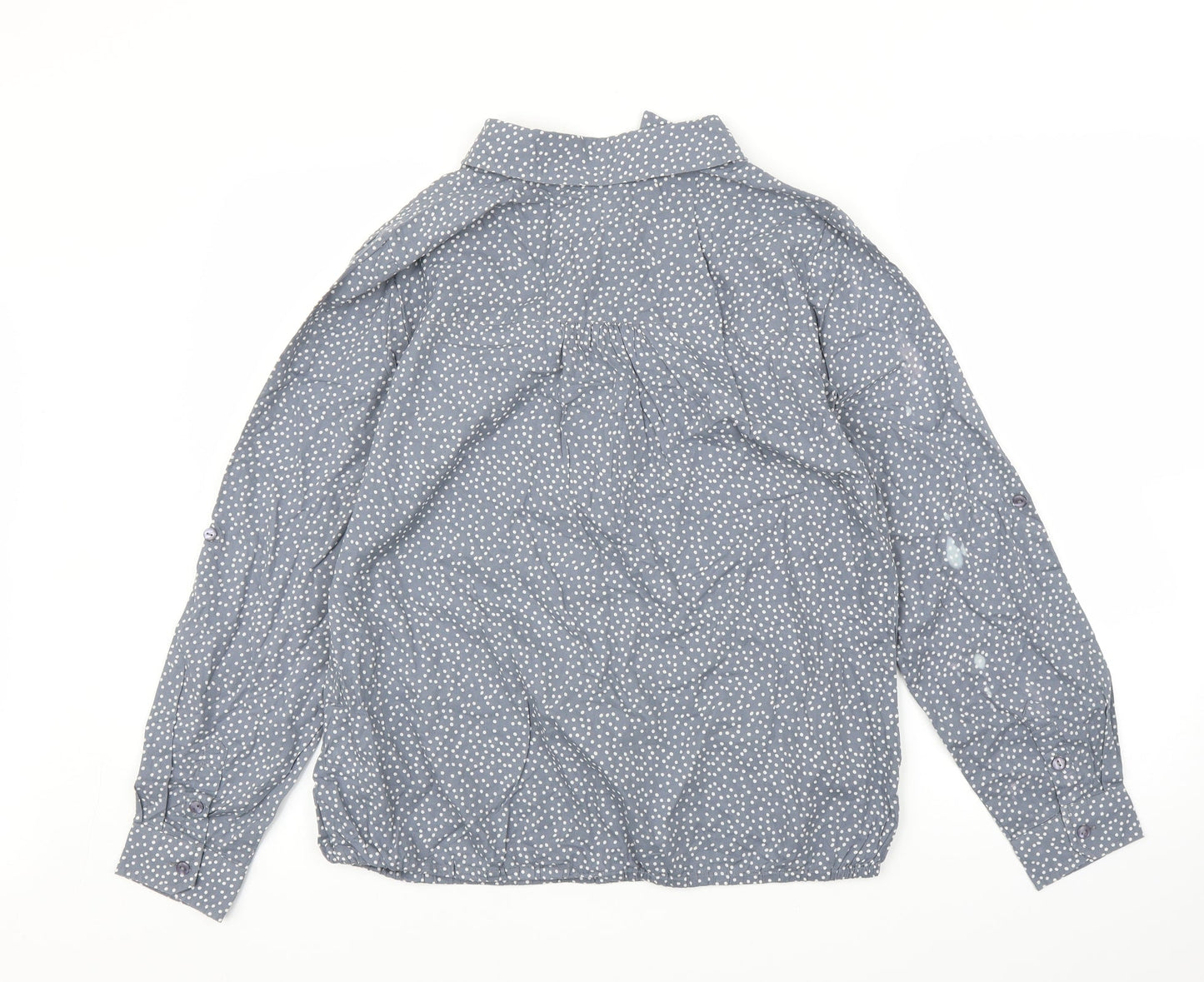 Womens UK Size 16 Preworn Grey Basic Blouse