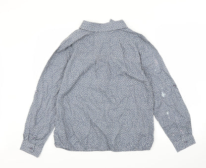 Womens UK Size 16 Preworn Grey Basic Blouse
