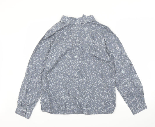 Womens UK Size 16 Preworn Grey Basic Blouse