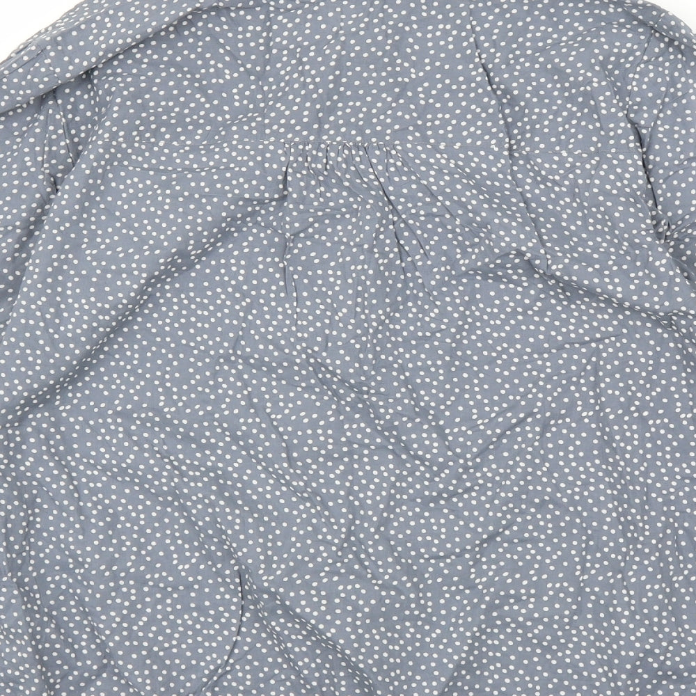 Womens UK Size 16 Preworn Grey Basic Blouse