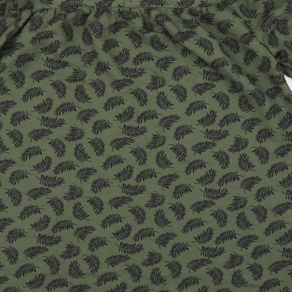 Womens UK Size 8 Pep&Co Green Basic Blouse