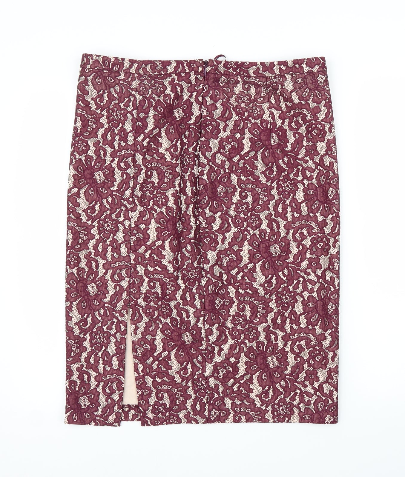 NEXT Womens Purple Floral  Straight & Pencil Skirt Size 12