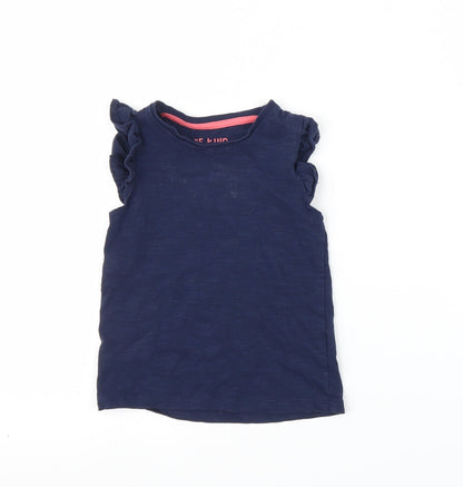 F&F Girls Blue   Tunic T-Shirt Size 18-24 Months