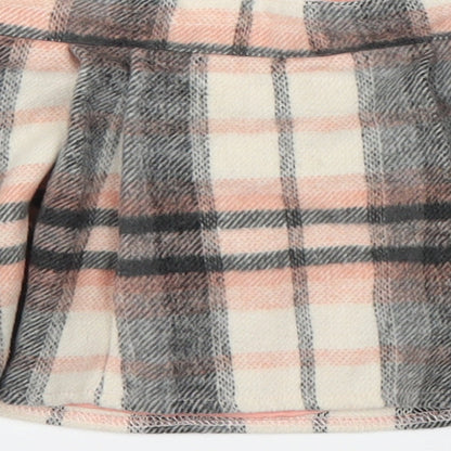 F&F Girls Pink Plaid  A-Line Skirt Size 12-18 Months