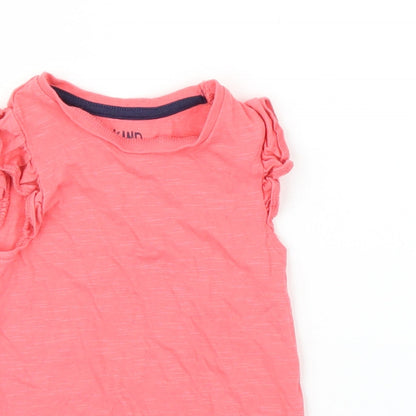 F&F Girls Pink   Basic T-Shirt Size 24 Months