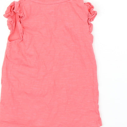 F&F Girls Pink   Basic T-Shirt Size 24 Months