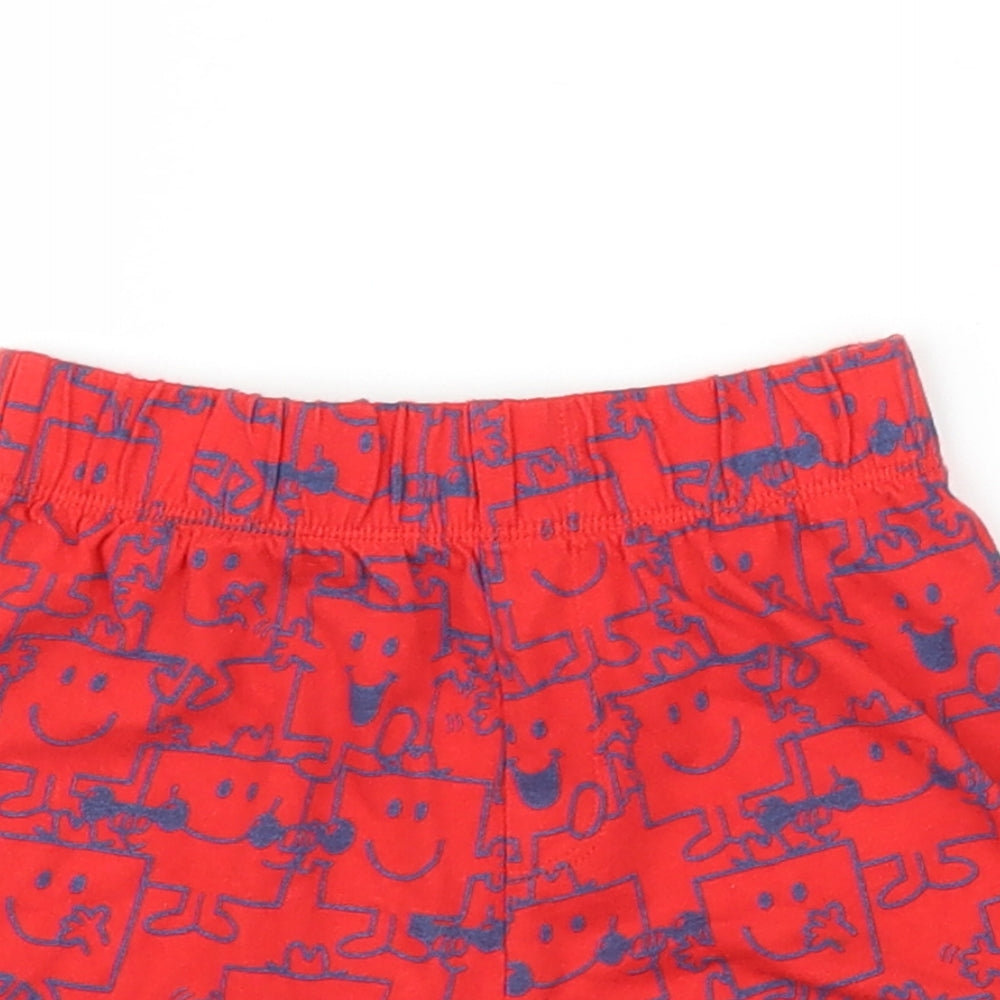 Mr Men Boys Red   Capri Leggings Size 18 Months