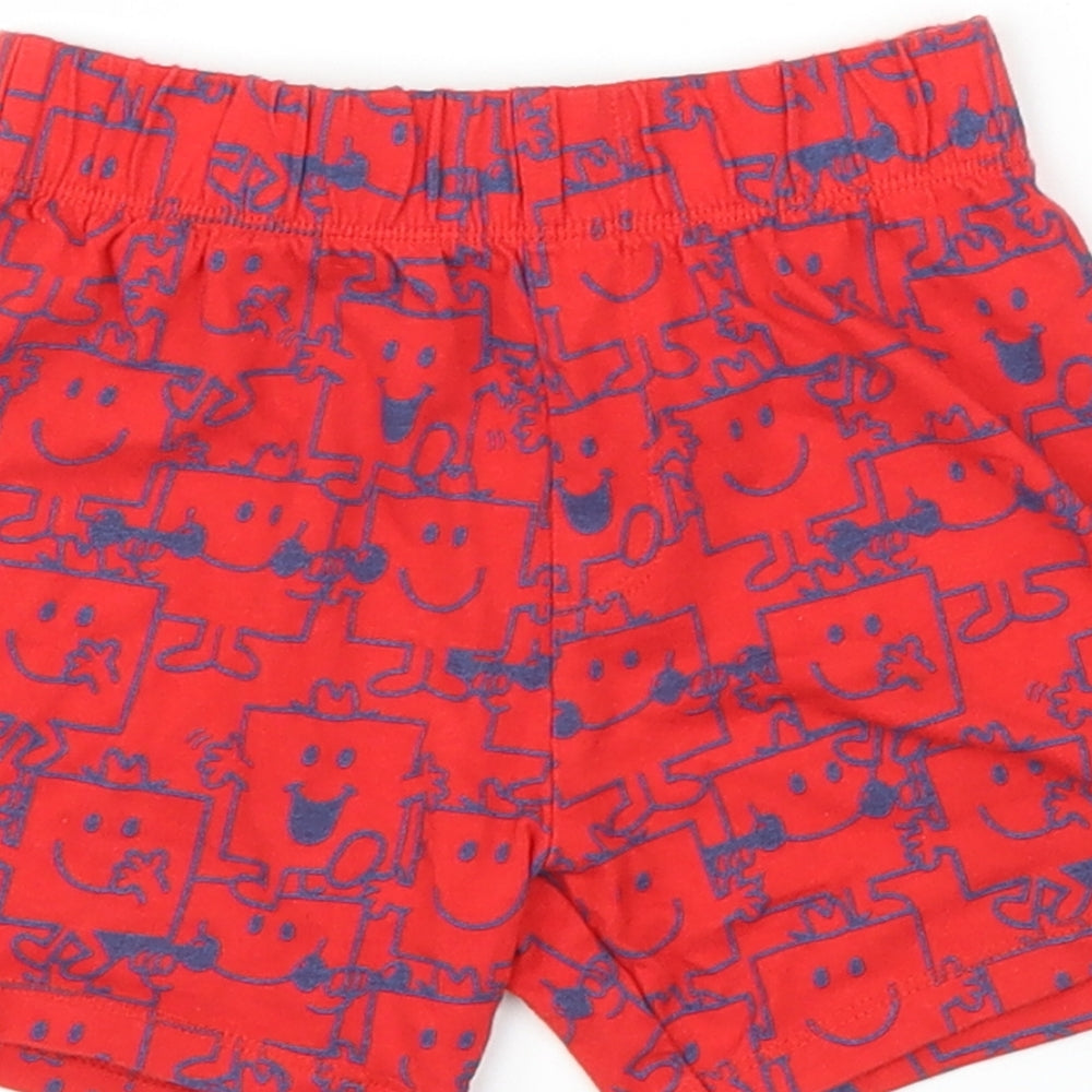 Mr Men Boys Red   Capri Leggings Size 18 Months