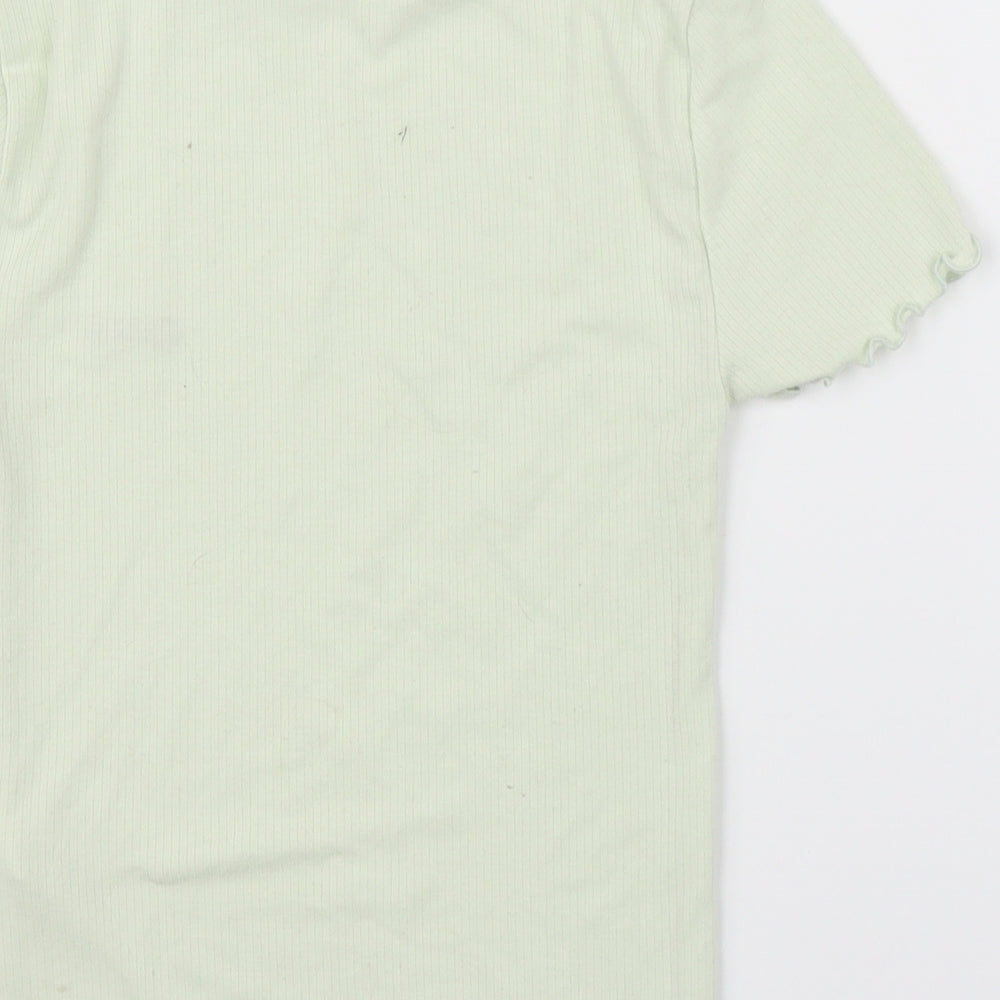 Primark Womens Green   Basic T-Shirt Size 2XS