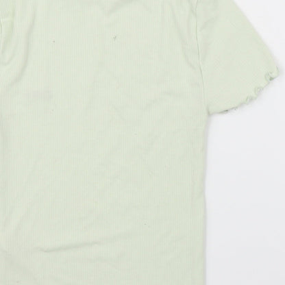 Primark Womens Green   Basic T-Shirt Size 2XS